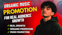 do organic promotion for audience growth