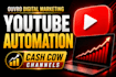 do complete youtube automation and channel management