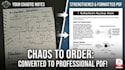 create professional study notes and PDF files