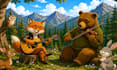 create disney style cartoon animation