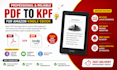 convert PDF to kpf for amazon kindle ebook