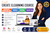 create elearning course in articulate storyline 360, moodle, ispring, talent lms