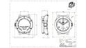 create 3d cad model and technical drawings for watch, ring, and bracelet