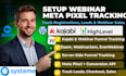 do kajabi facebook meta pixel tracking ever goto webinarjam zoom registration