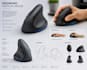 create ergonomic accessory product desgn with 3d concept, vertical mouse product