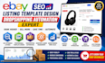 setup ebay SEO listing template dropshipping automation store