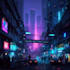 create a cyberpunk scifi futuristic city
