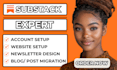substack setup substack newsletter design substack account podcast setup