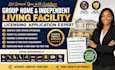 complete group home, independent living facility licensing application tx, fl ca