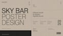 create editorial nightlife posters for modern venues