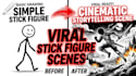 create a professional stick figure animation video