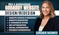 do godaddy, website design, godaddy website redesign, wordpress website, godaddy