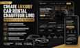 create luxury car rental website chauffeur limo website UI UX in figma