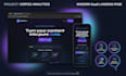 create a modern responsive dark mode landing page