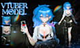 do 2d vtuber character design live2d rigging reference sheet anime fanart vtuber