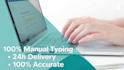 convert handwriting to text and fast typing service