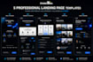 professional landing pages, 5 layouts, 48h delivery