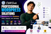 design or redesign wordpress website with elementor pro divi or breakdance