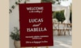 create a elegant wedding welcome signs and seating charts