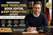 professionally edit, translate and format your book for amazon kdp