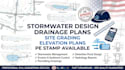 stormwater design flow drainage site grading elevation florida north carolina ny