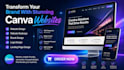 canva website design canva landing page using canva