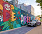 make modern graffiti wall art and creative illustration
