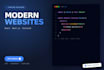 develop a modern responsive website with react, next js, and tailwind CSS
