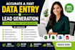 provide fast and accurate data entry services