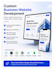 build a business website, custom saas website development