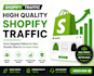 do organic shopify traffic, website promotion to boost shopify sales