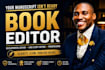 book editor, beta reader, proofread, format and design book cover for amazon KDP
