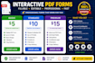 create fillable and editable PDF forms