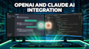 build ai chatbot and integrate chatgpt and claude ai into your web application
