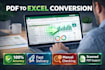 transform PDF data into an excel spreadsheet professionally