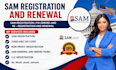 do sam registration uei cage code sam gov regsitration llc 8a msb wosb sam