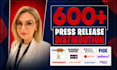 write and distribute a professional press release for PR distribution