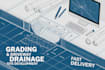 design driveway grading drainage plan civil site development drawings
