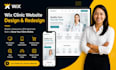 design wix clinic website checkout pages redesign mobile desktop optimization