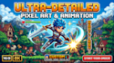 create professoinal pixel art character, pixel animation, pixel background,