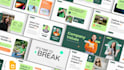 do business presentation template, powerpoint redesign pitch deck canva slide
