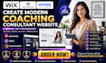 create elementor divi or beaver builder coaching consultant website
