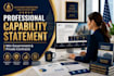 design an effective capability statement within 4hours