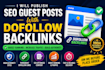 publish SEO guest posts with dofollow backlinks