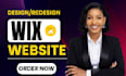 create wix and design modern responsive wix website