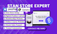 setup stan store digital product, course funnel, ebook, coaching website