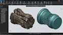 do reverse engineering from 3d scan, mesh, stl, obj, point cloud to cad files