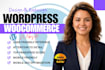 build wordpress woocommerce ecommerce website design redesign wordpress website