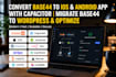 convert base44 to ios and android app capacitor migrate base44 to wordpress