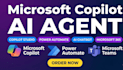build microsoft copilot studio ai agent chatbot power automate copilot workflow